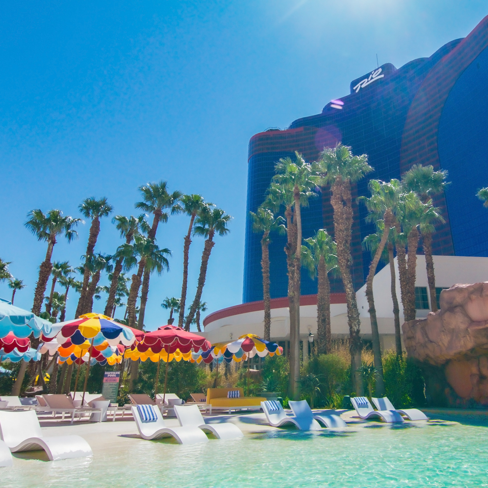 Newly Remodeled Pool at Rio Las Vegas