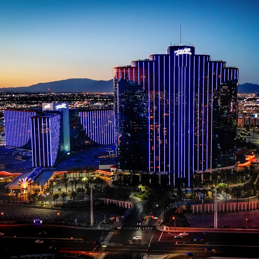 Exterior LED Lights of Rio Las Vegas