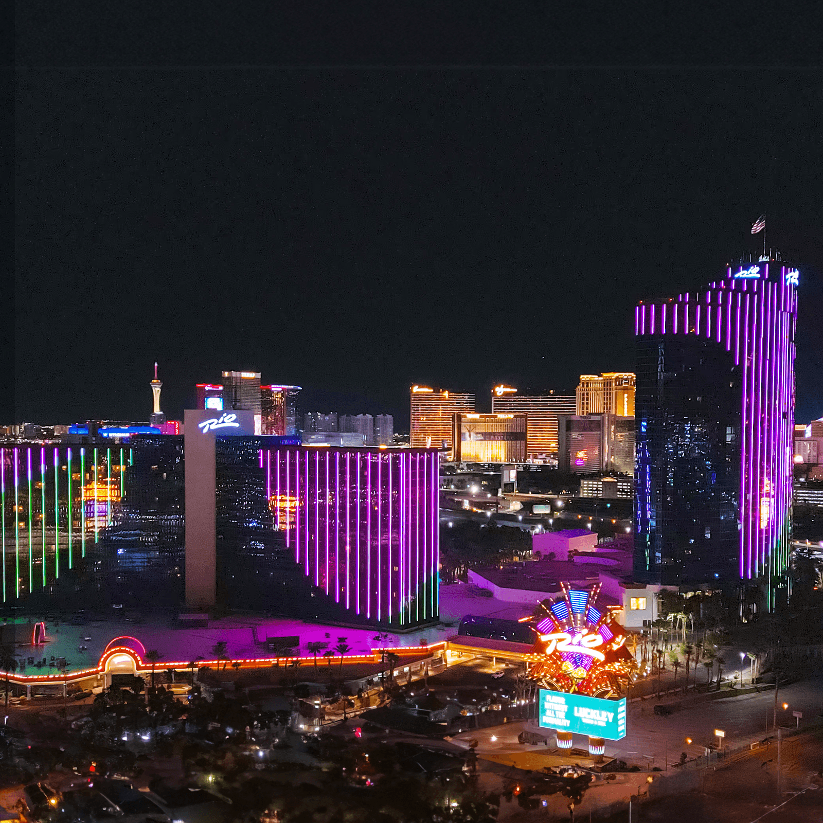 Rio Las Vegas Dazzling Light Show