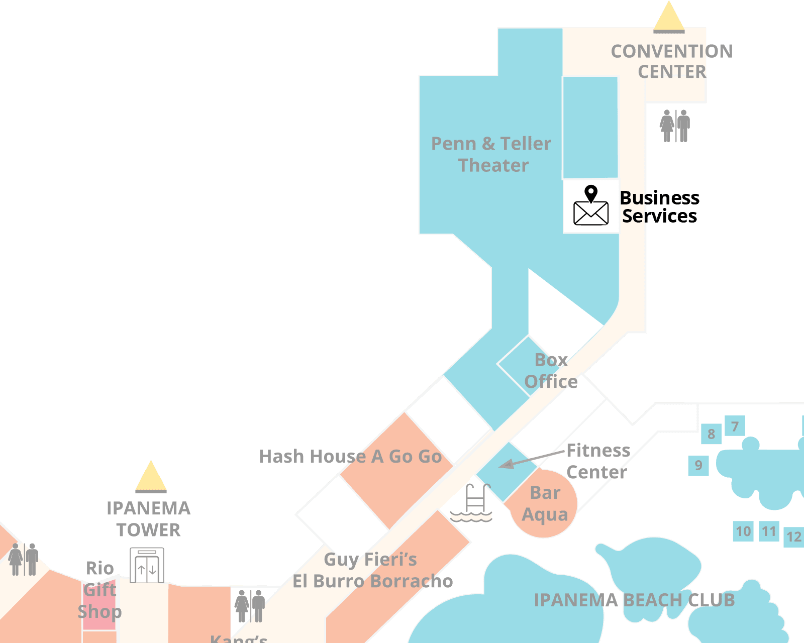 Rio Business Services Map